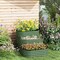 3-Tier Galvanized Steel Open-Bottom Planters with Rubber Edging